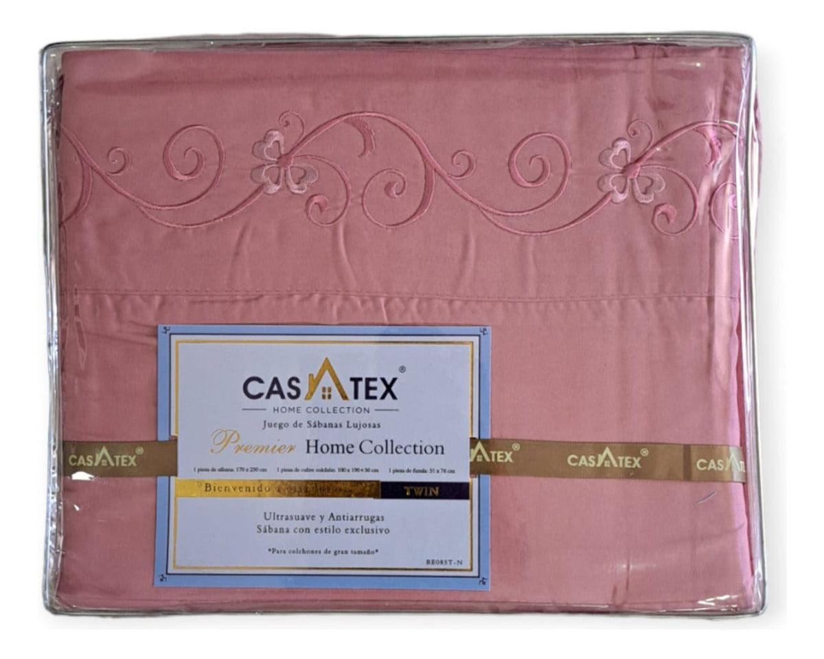Juego De Sabanas Premium Twin Size 1 Plaza Y Media Casatex