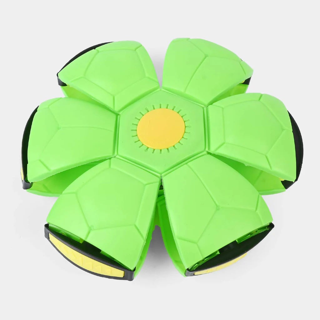 Pelota Disco Frisbee Se Transforma En Pelota Con Luz Regalo