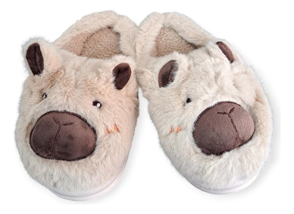Pantufla De Capybara Carpincho Calidad Importada Kawaii