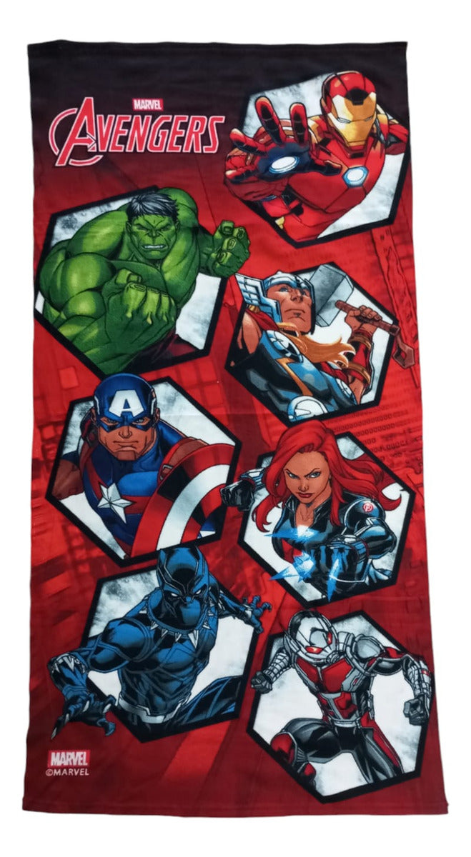 Toallon Infantil Disney Marvel De Microfibra Premium 70x140