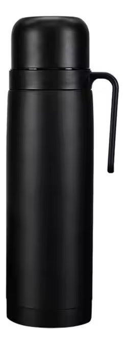 Set Termo Media Manija Acero Inox 1l Mate Termico Bombilla