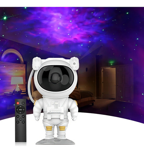 Lampara Proyector De Galaxia En Forma De Astronauta Noche Co