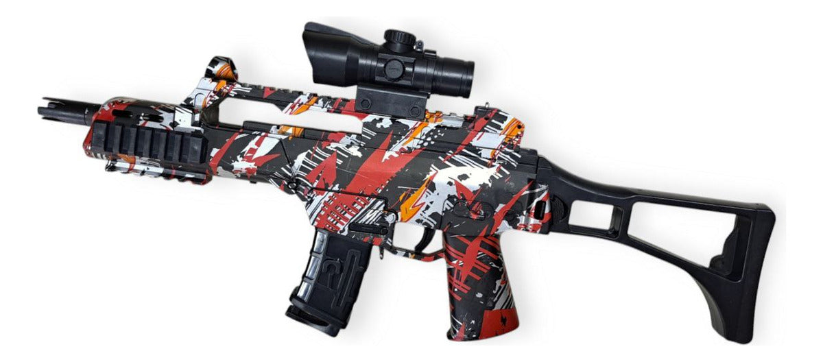 Arma M416 Ametralladora Automatica Balas Hidrogel A Bateria