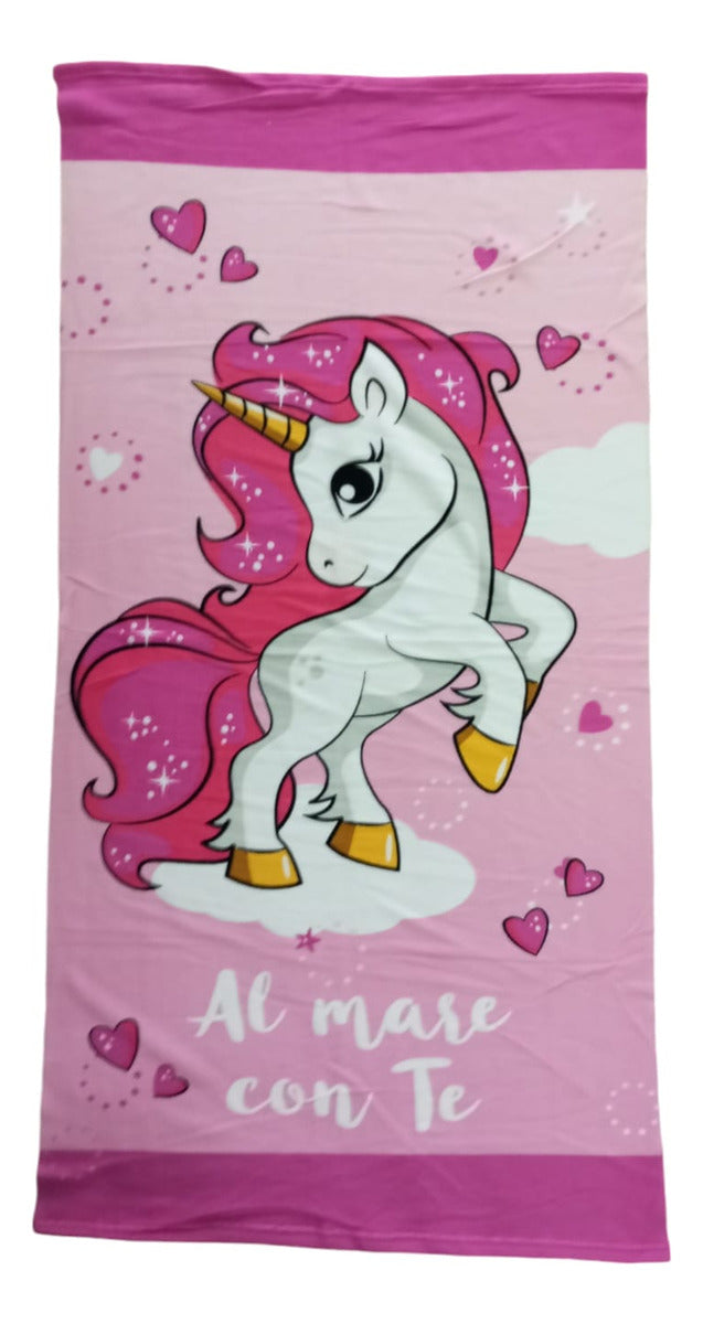 Toallon Infantil Disney Marvel De Microfibra Premium 70x140