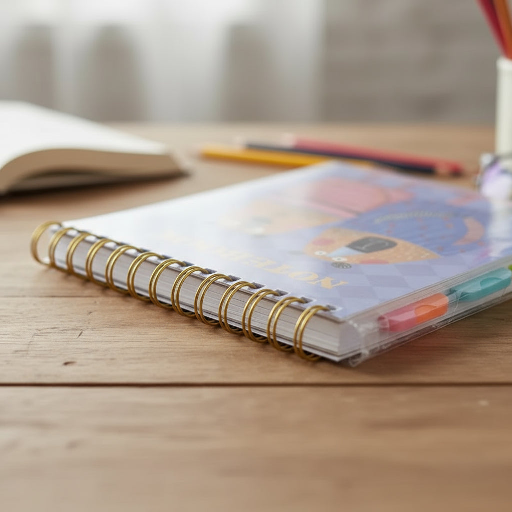 Agenda Cuaderno Anillado Capybara Con Separadores