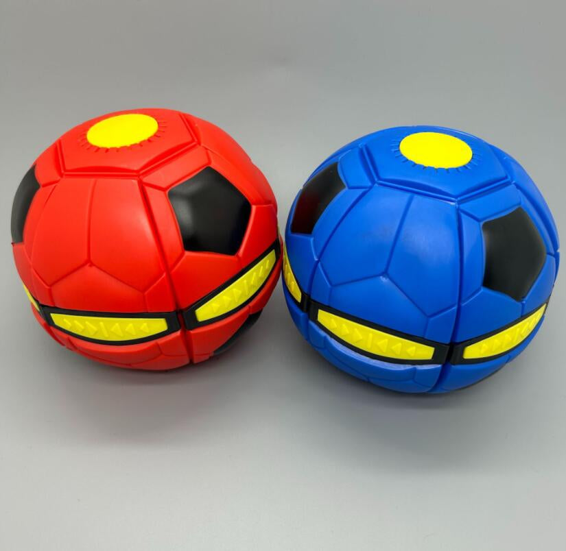 Pelota Disco Frisbee Se Transforma En Pelota Con Luz Regalo