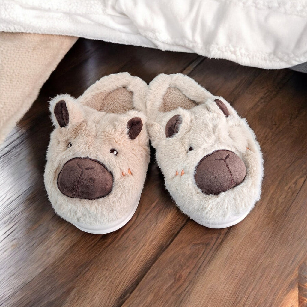 Pantufla De Capybara Carpincho Calidad Importada Kawaii