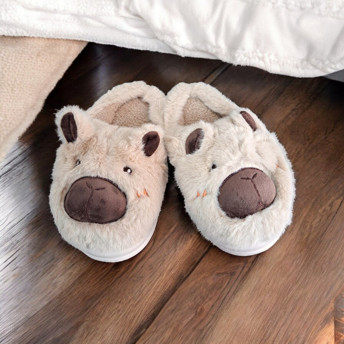 Pantufla De Capybara Carpincho Calidad Importada Kawaii