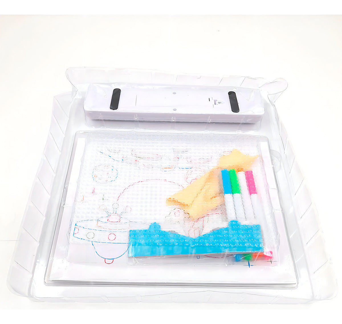 Pizarra Mágica Para Dibujar Con Efecto 3d Y Luz Led Color