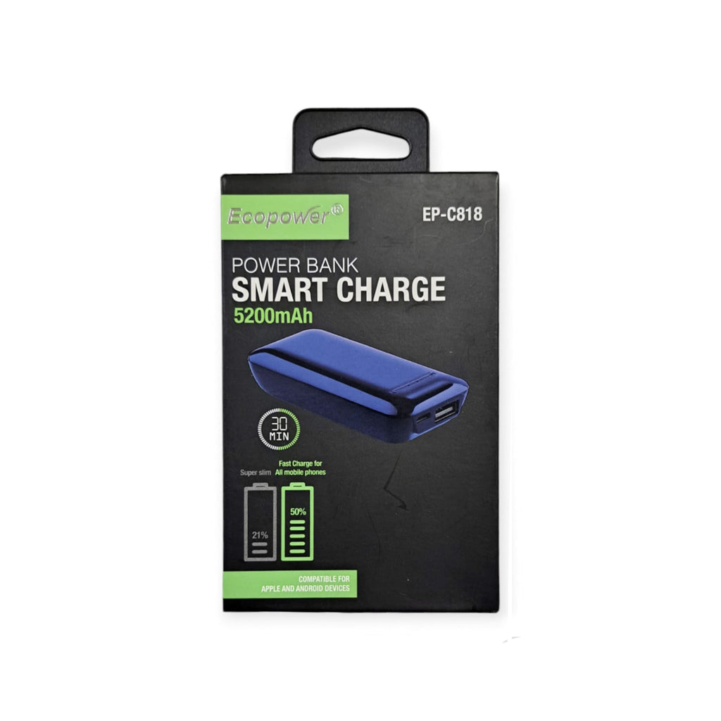 Cargador Portatil Power Bank Smart Charge 5.200 Mah