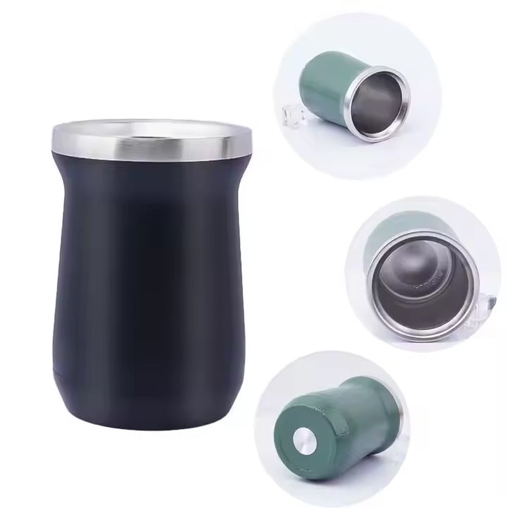 Mate Térmico De Acero Inoxidable Doble Pared 180ml