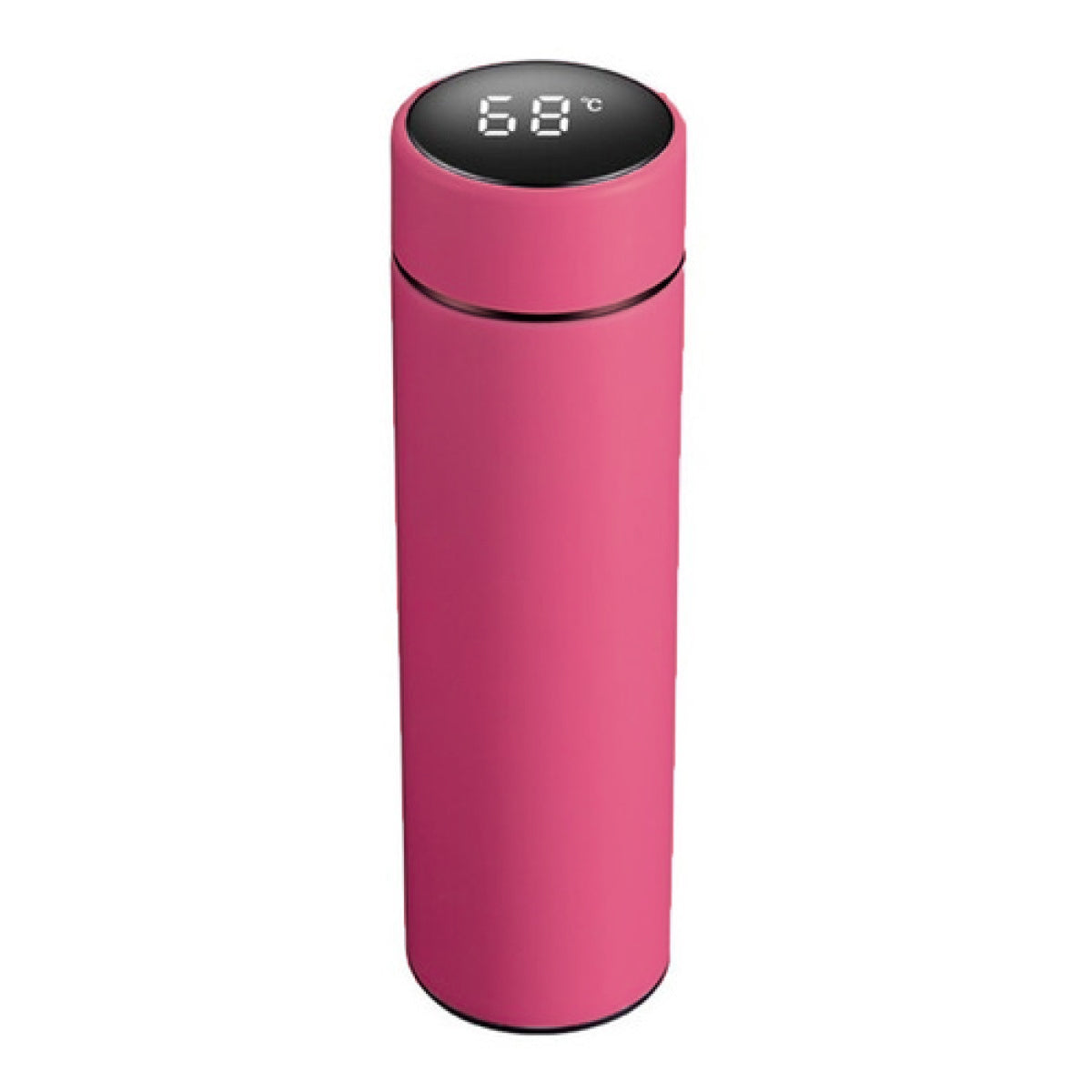 Termo Acero Inox Sensor Temperatura 500ml Térmico Fucsia