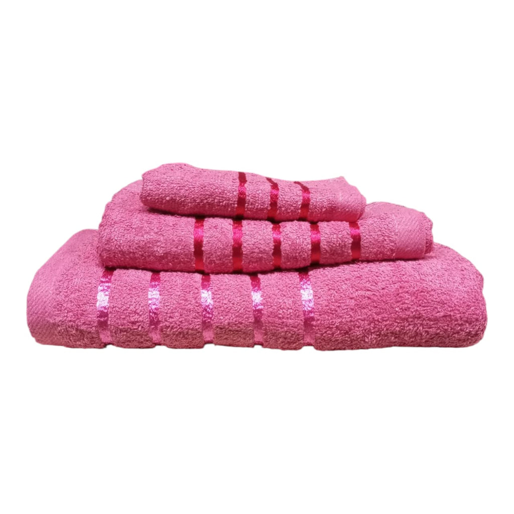 Juego Toalla Toallon Set X3 Algodon