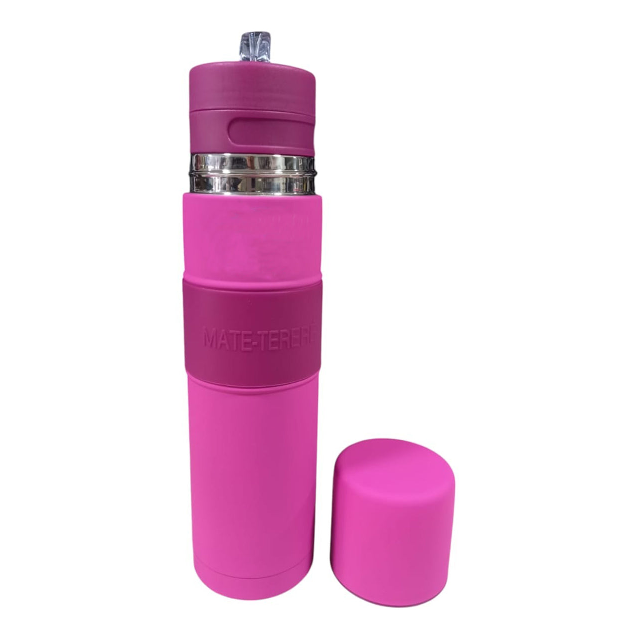 Termo Autocebante Mate Terere Listo Acero Inoxidable 750ml