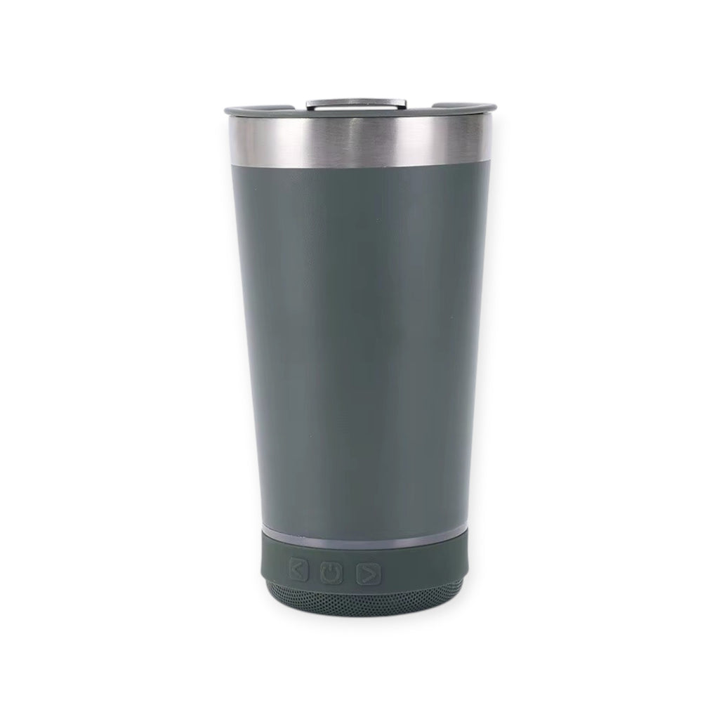 Vaso Térmico Parlante Bluetooth Luces Y Abre Botellas 473ml