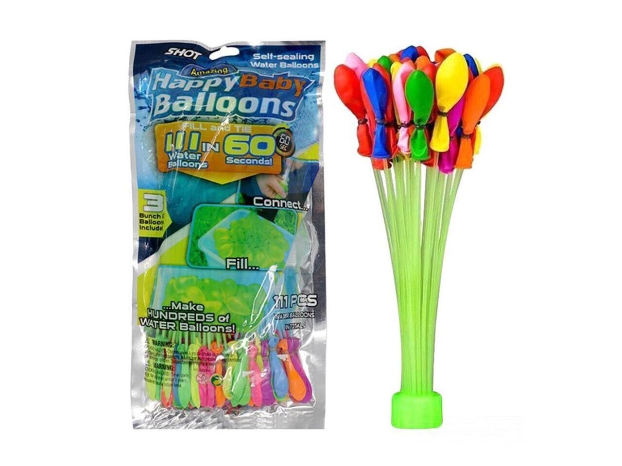 Juego Bombitas De Agua Carga Automatica Juguete Verano X 110