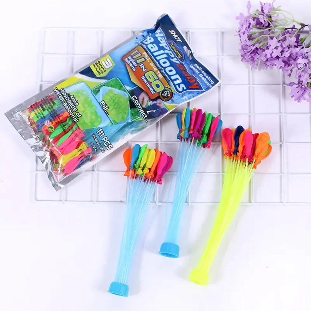 Juego Bombitas De Agua Carga Automatica Juguete Verano X 110