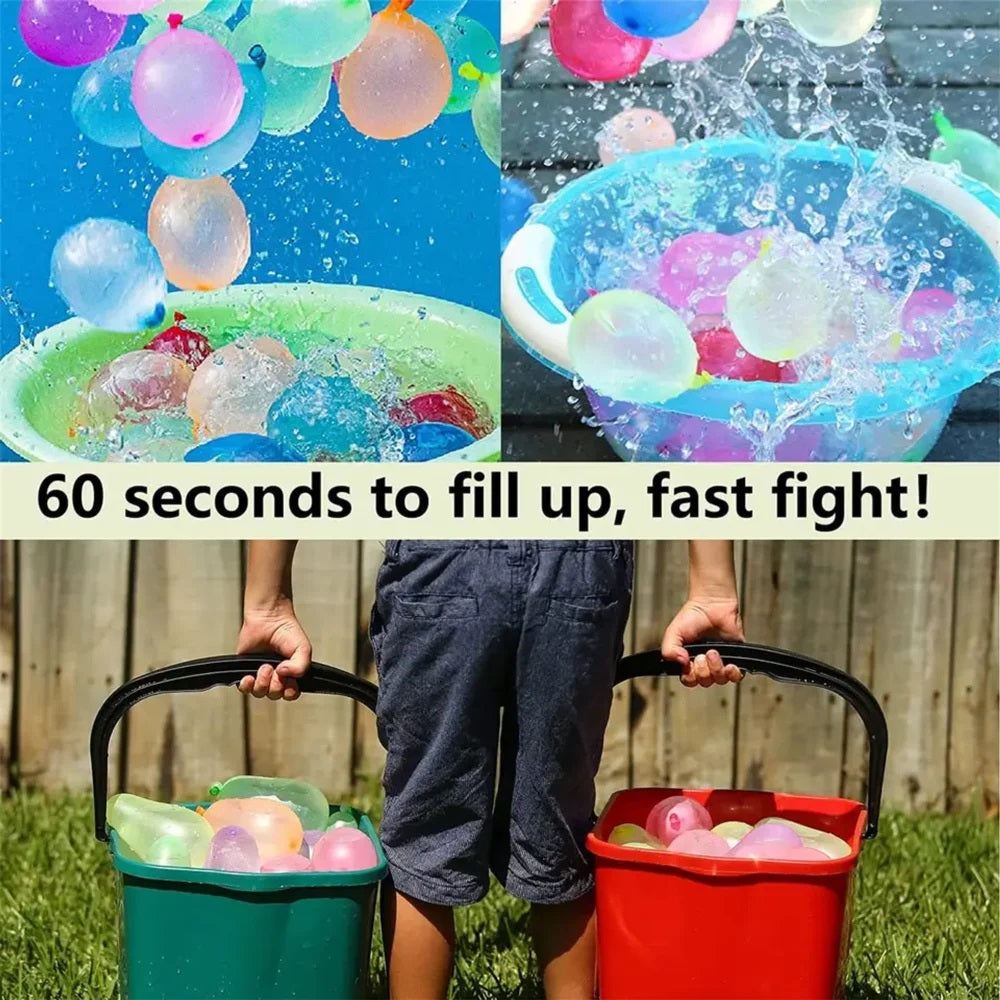Juego Bombitas De Agua Carga Automatica Juguete Verano X 110