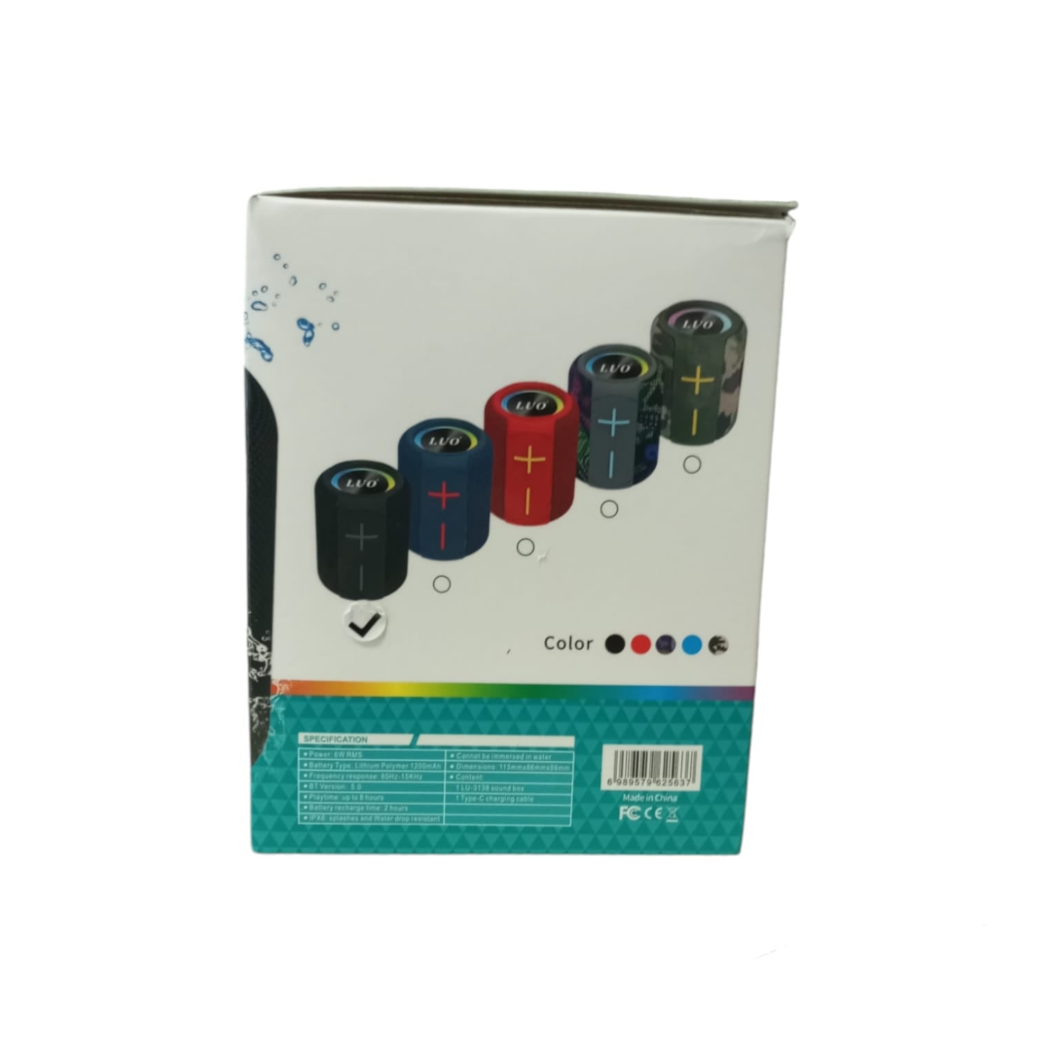Parlante Portatil Bluetooth Inalambrico Luces Audioritmicas