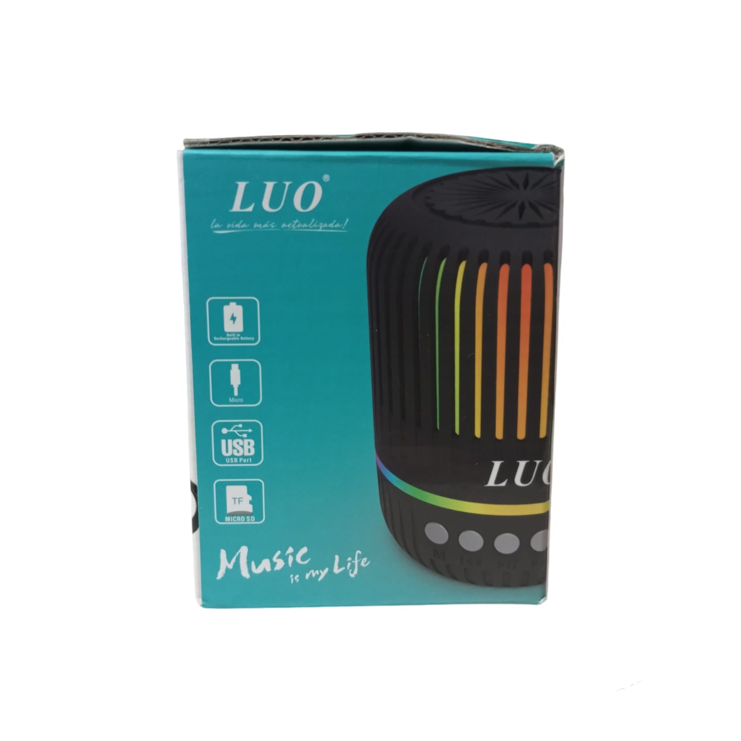 Parlante Portatil Speaker Bluetooth Inalambrico Luces