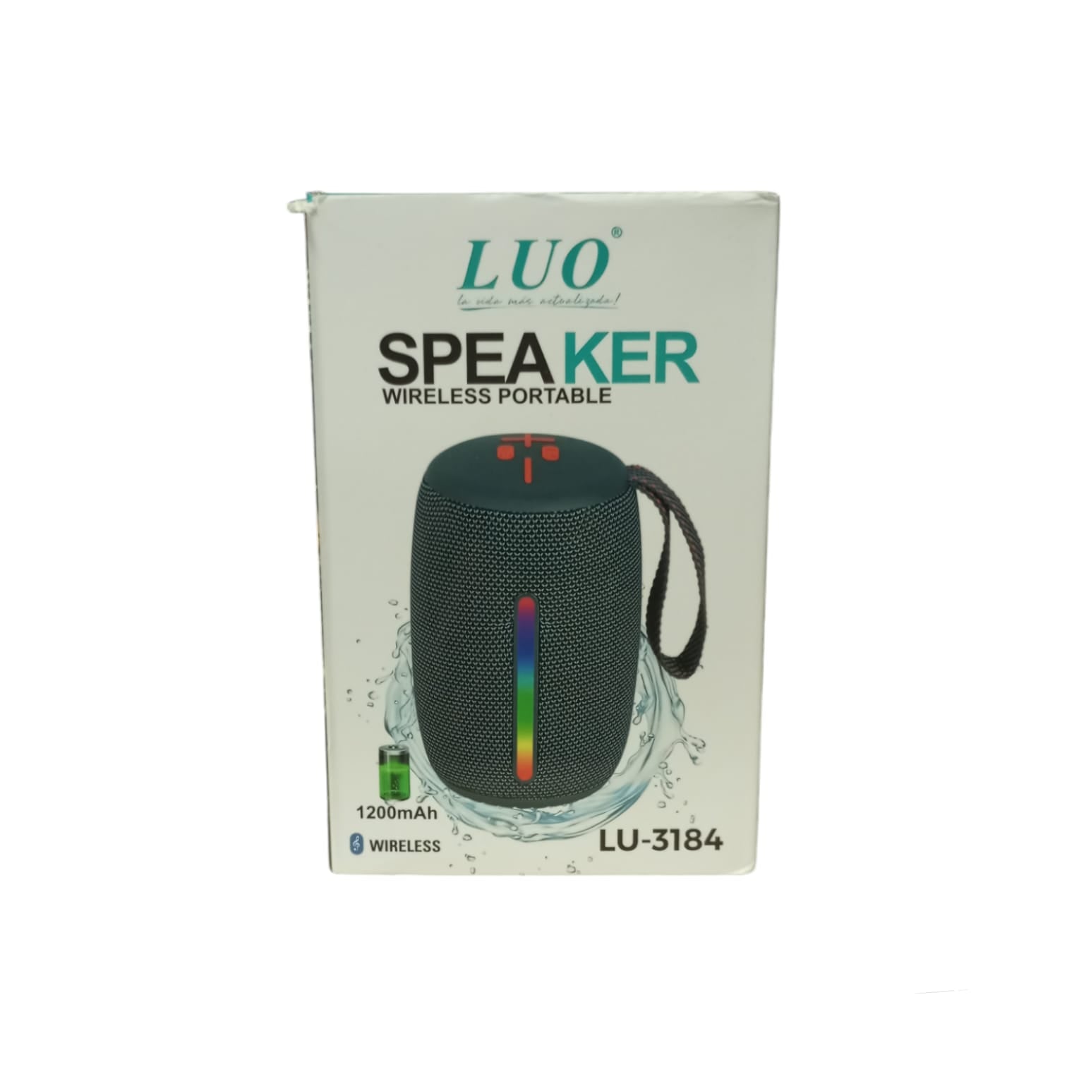 Parlante Portatil Bluetooth Inalambrico Luces Audioritmicas