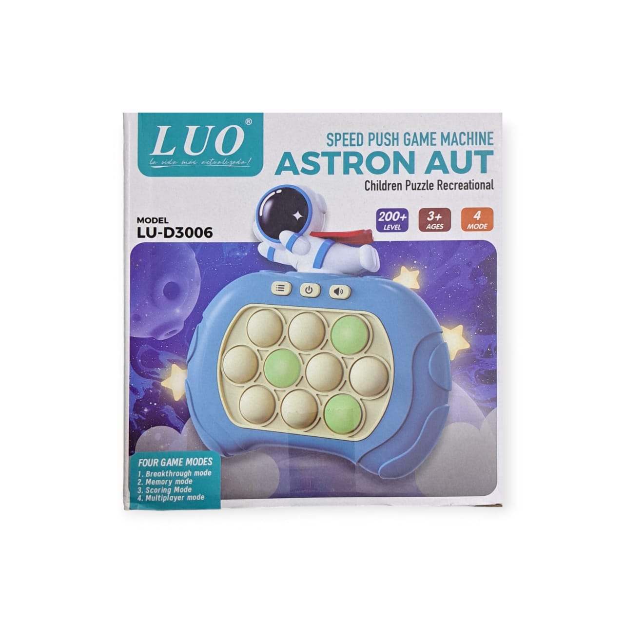 Pop It Electronico Juguete Sensorial Consola Tiktok Astron