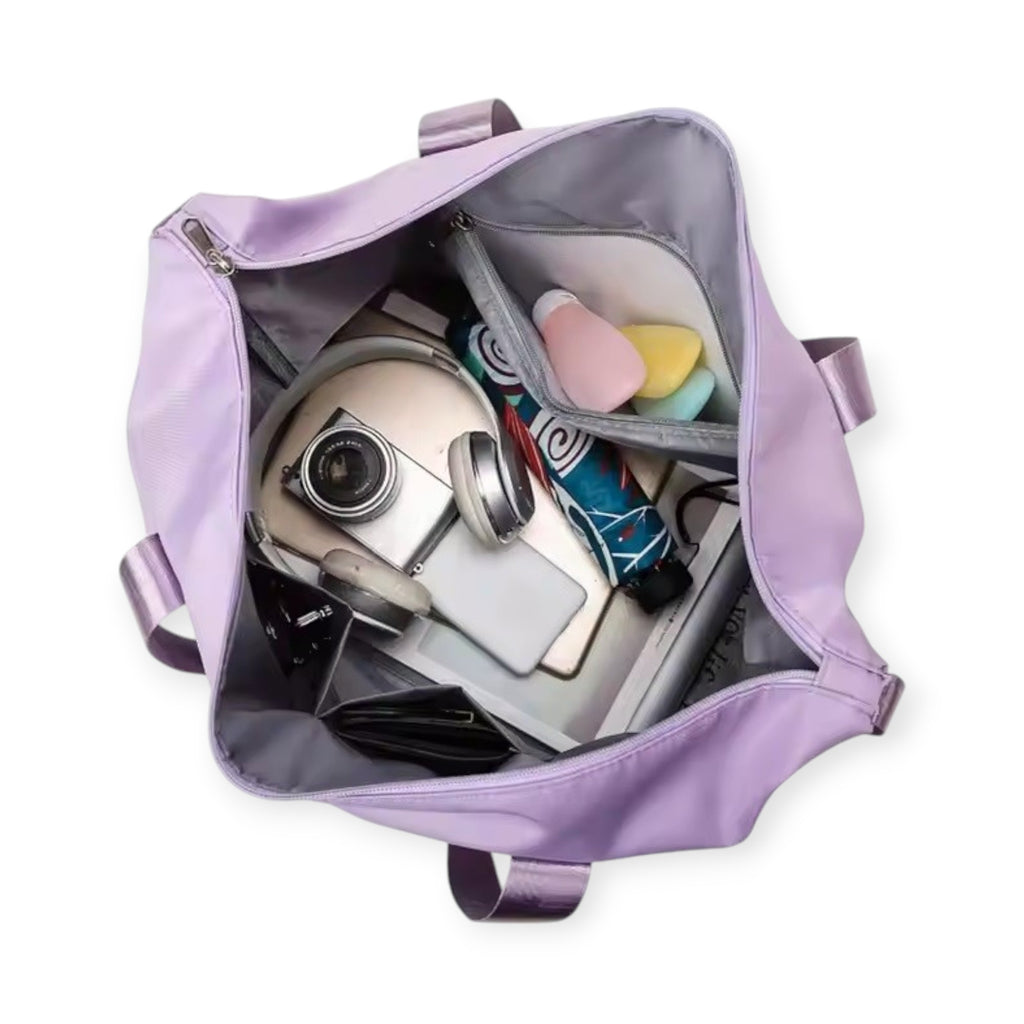 Bolso Plegable Impermeable De Mano Viaje Importado [0011666]