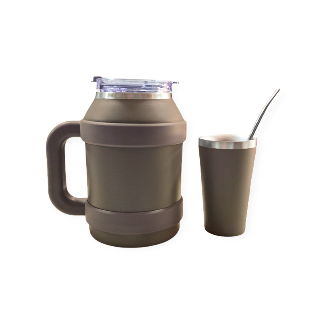 Termo Acero Inoxidable Terere Sorbete 1100ml Incluye Mate