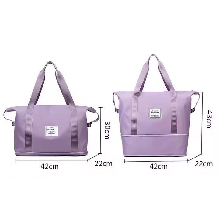 Bolso Plegable Impermeable De Mano Viaje Importado [0011666]