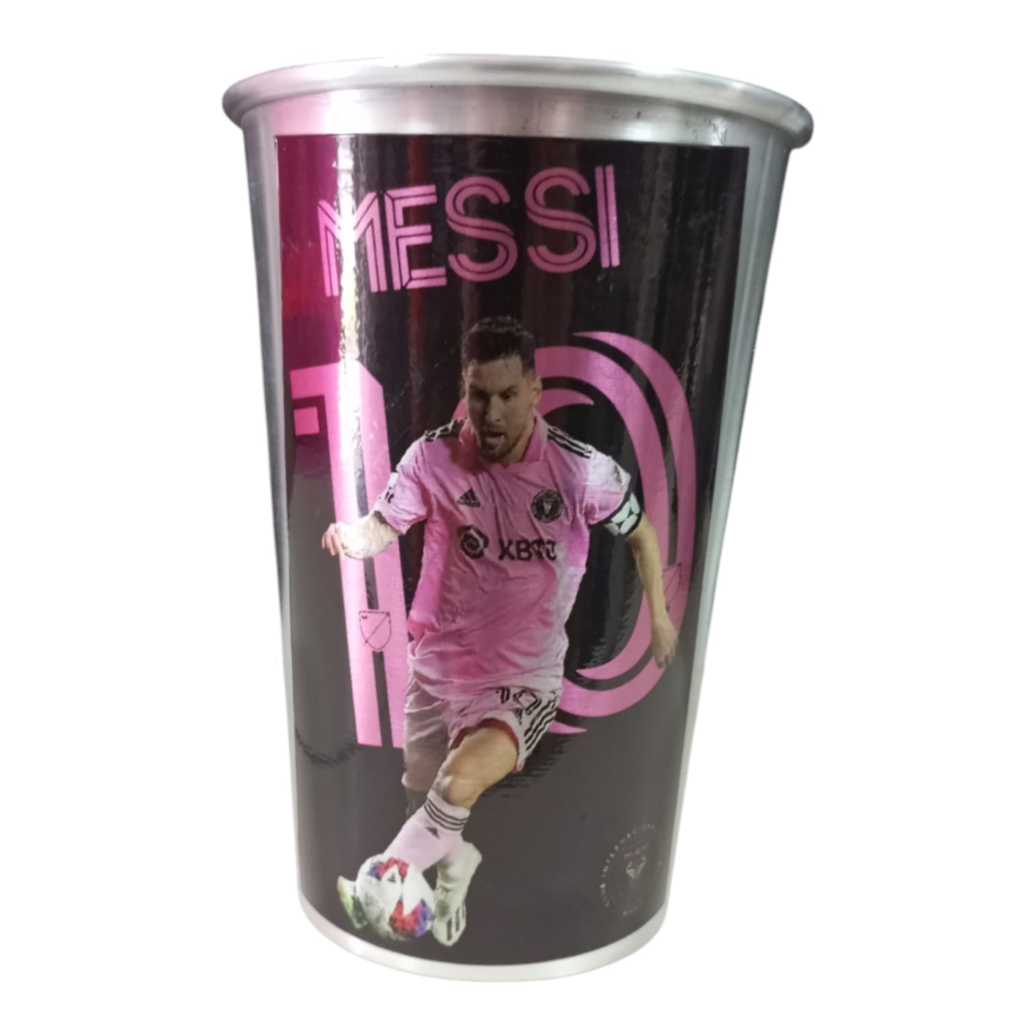 Vaso Fernetero Aluminio Messi River Argentina 1 Litro