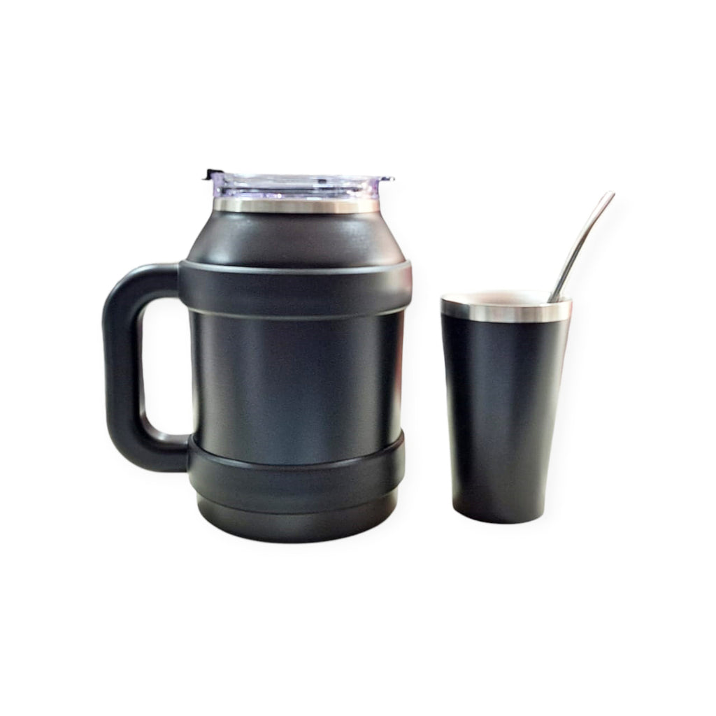 Termo Acero Inoxidable Terere Sorbete 1100ml Incluye Mate