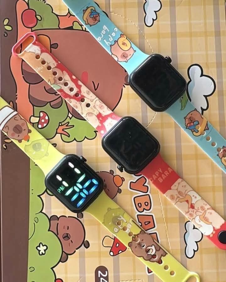 Reloj Pulsera Led Digital Para Nene Nena Infantil Capybara