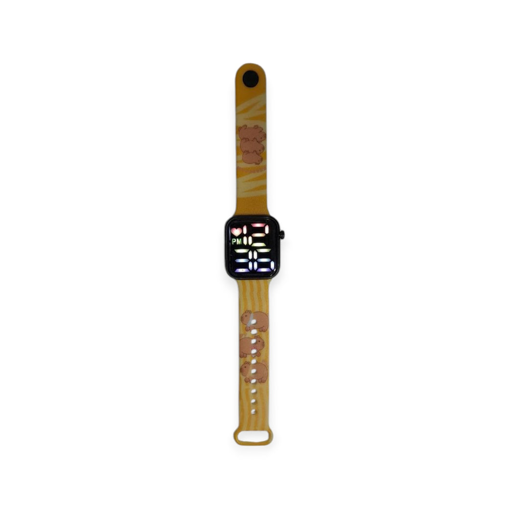 Reloj Pulsera Led Digital Para Nene Nena Infantil Capybara