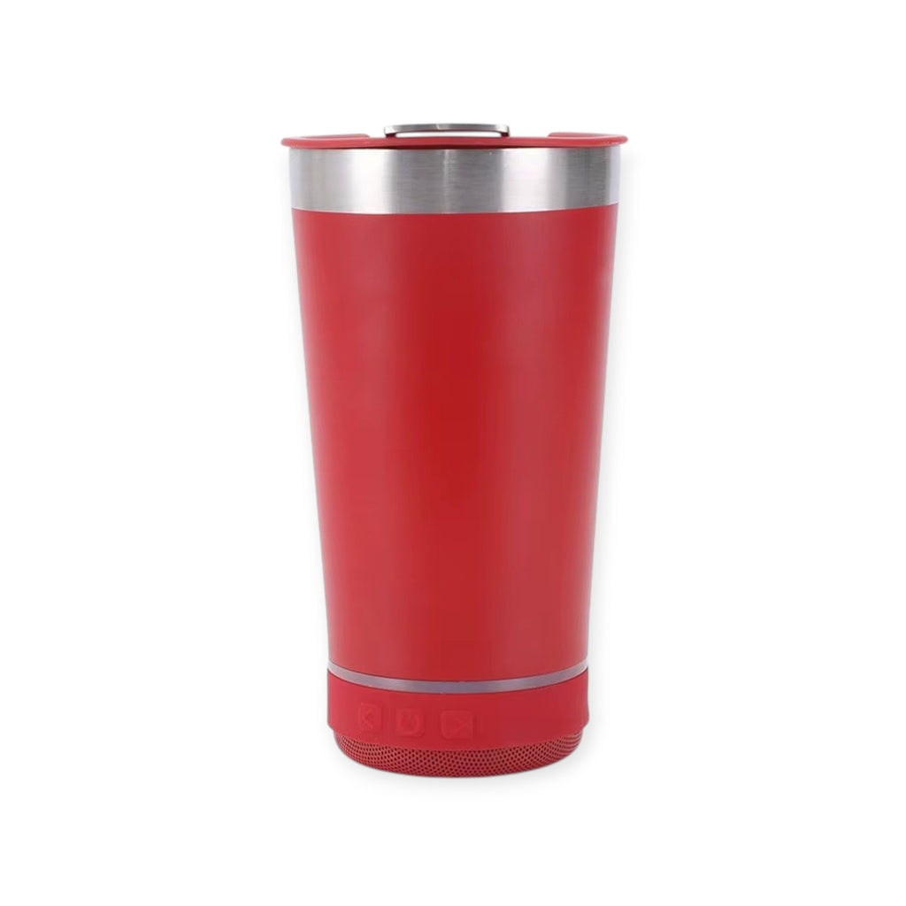 Vaso Térmico Parlante Bluetooth Luces Y Abre Botellas 473ml