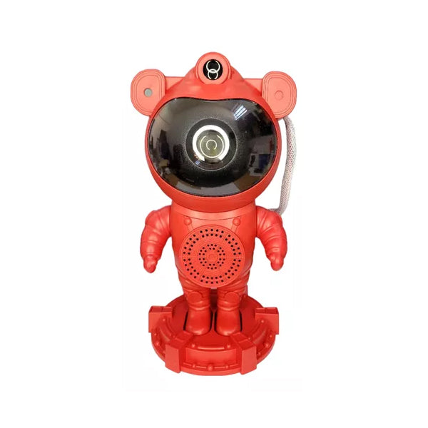 Astronauta Proyector Galaxia Estrellas Lampara Luz Sonido Bt