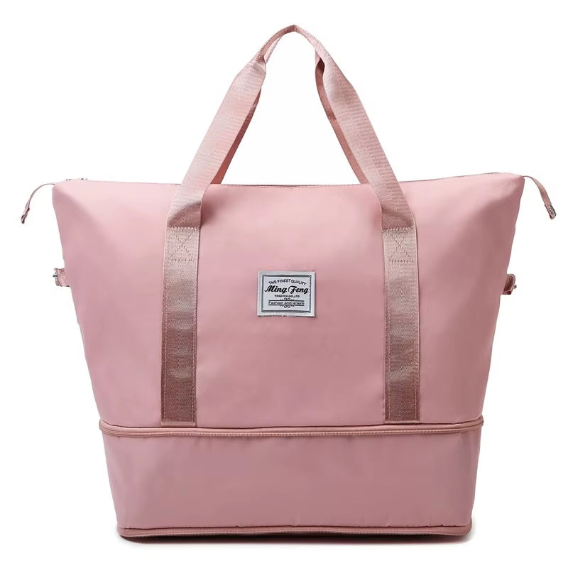 Bolso Plegable Impermeable De Mano Viaje Importado [0011666]
