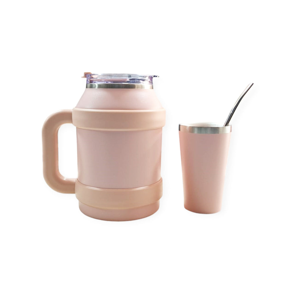 Termo Acero Inoxidable Terere Sorbete 1100ml Incluye Mate