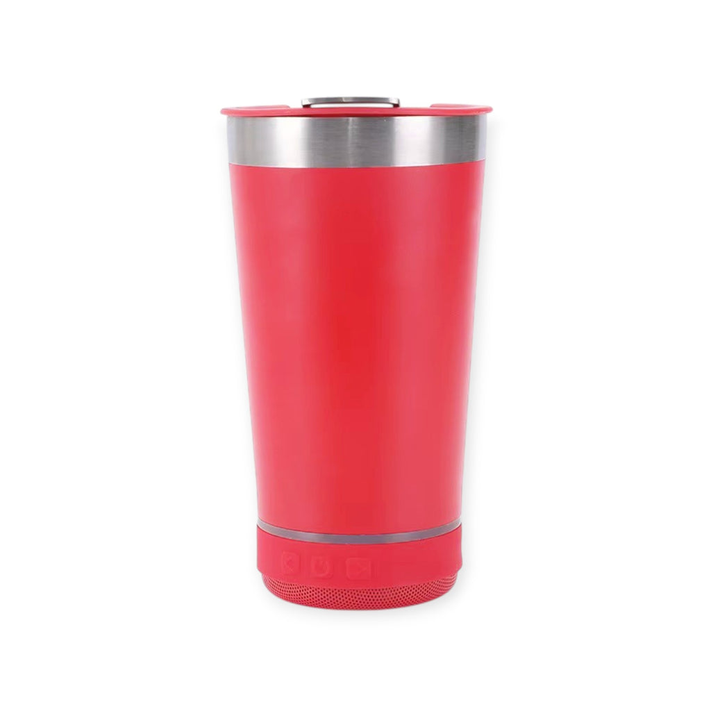 Vaso Térmico Parlante Bluetooth Luces Y Abre Botellas 473ml