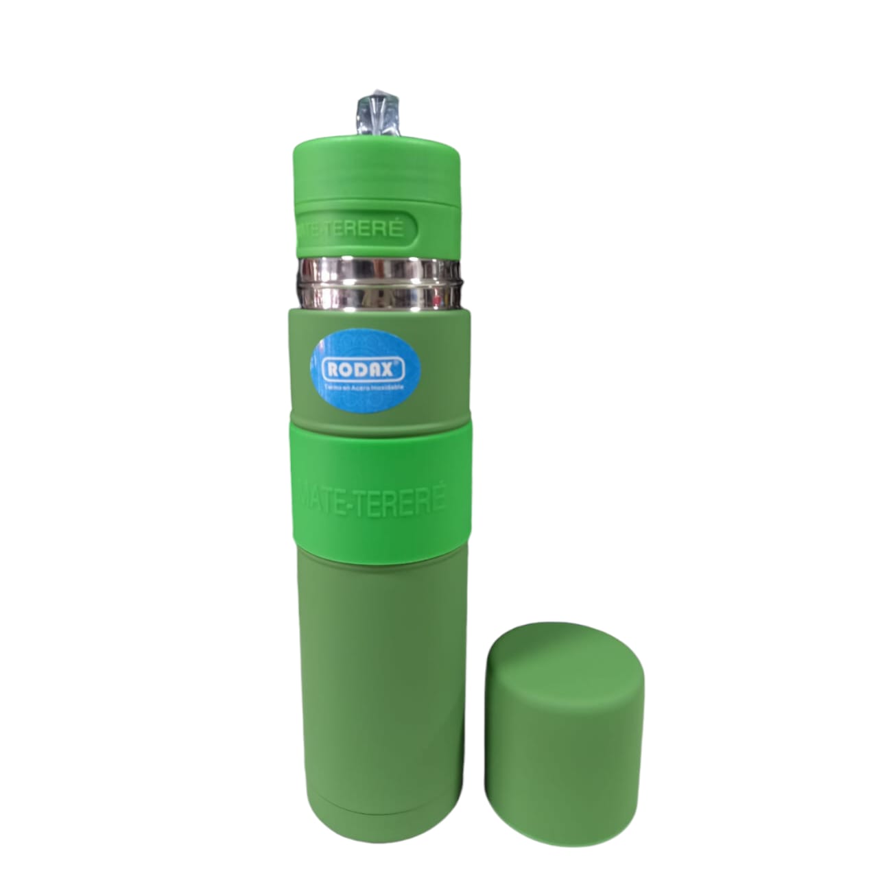 Termo Autocebante Mate Terere Listo Acero Inoxidable 750ml