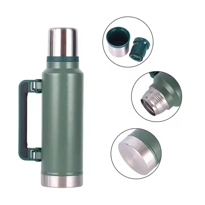Combo Termo Classic Acero Inoxidable 1.2l + Mate + Bombilla