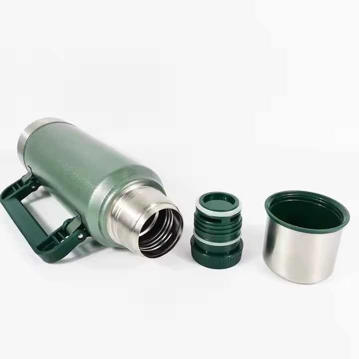 Combo Termo Classic Acero Inoxidable 1.2l + Mate + Bombilla