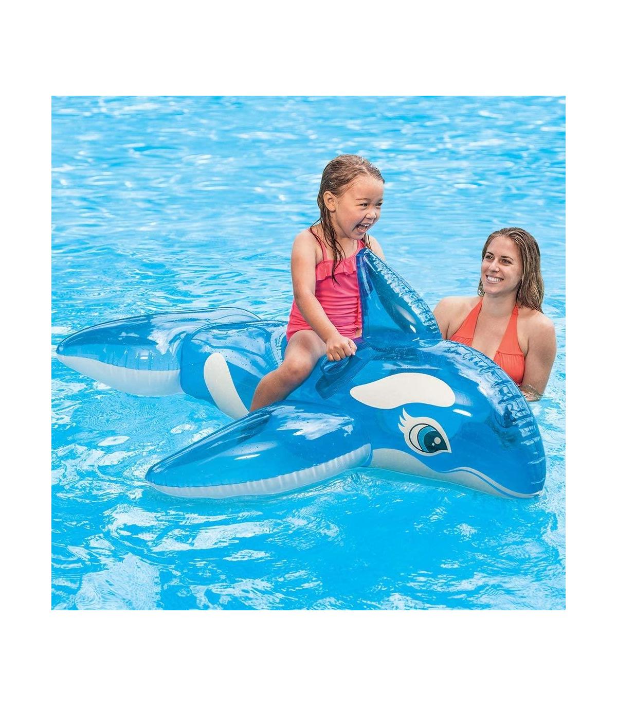 Inflable De Orca Ballena Flotador Intex Infantil 152x114 Cm