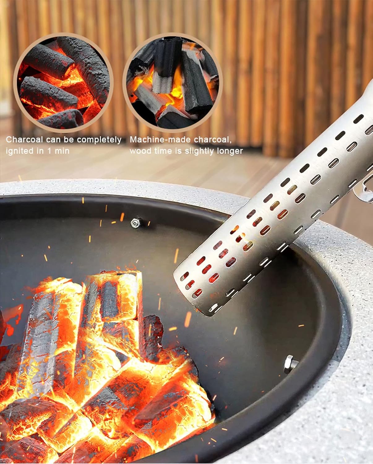 Iniciador De Fuego Eléctrico Para Encender Carbón Bbq Grill