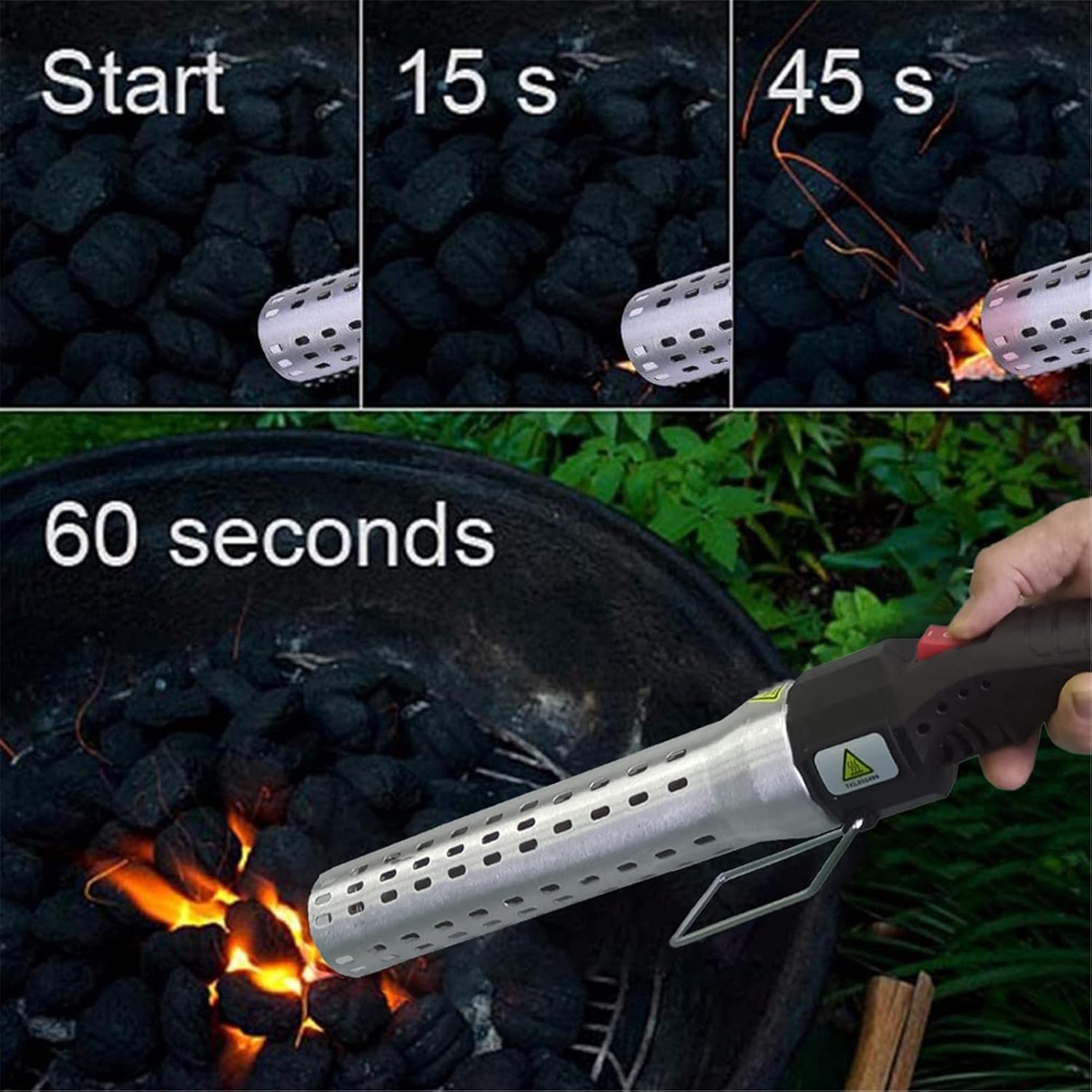 Iniciador De Fuego Eléctrico Para Encender Carbón Bbq Grill