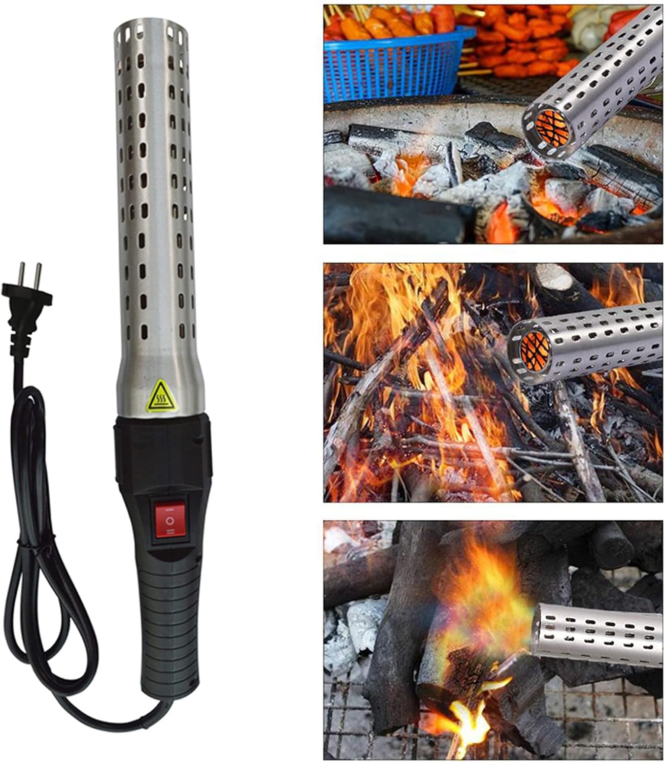 Iniciador De Fuego Eléctrico Para Encender Carbón Bbq Grill