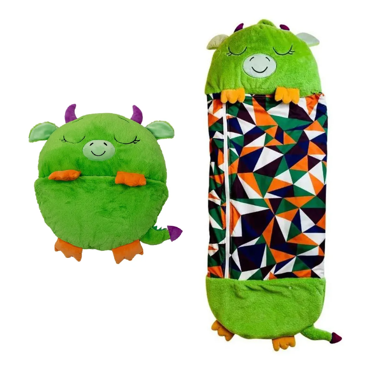 Bolsa De Dormir Happy Nappers Niños Peluche Almohada Talle M