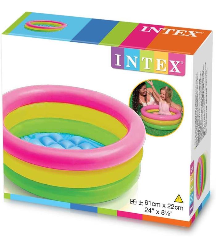 Piscina Inflable Infantil Intex Redonda Sunset Bebe 61x22 Cm
