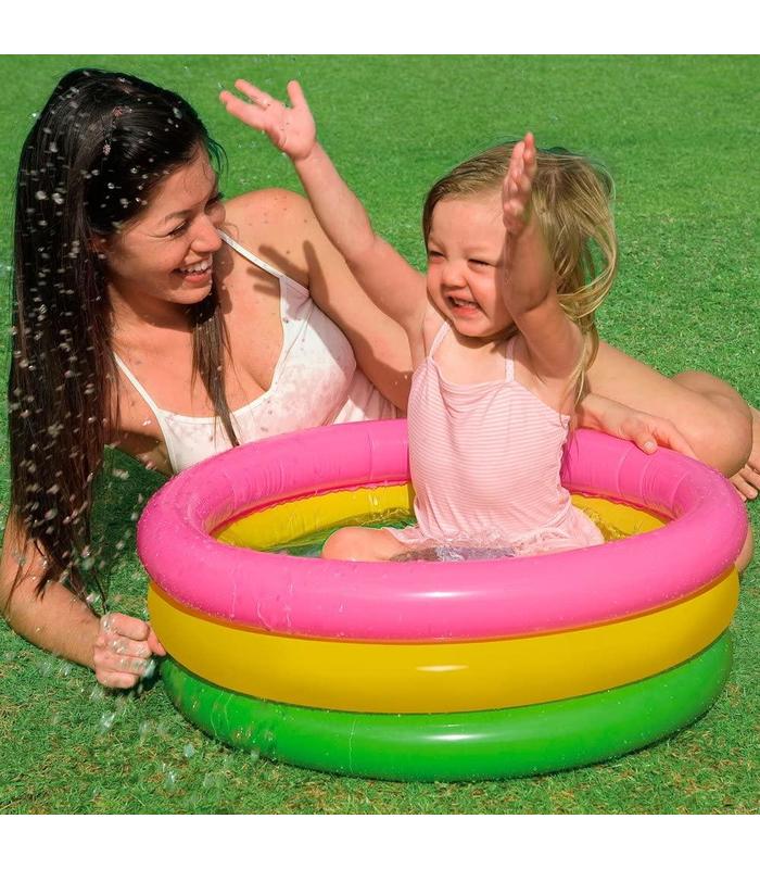 Piscina Inflable Infantil Intex Redonda Sunset Bebe 61x22 Cm